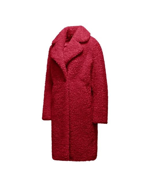 Bomboogie Double-Breasted Coats in het Red