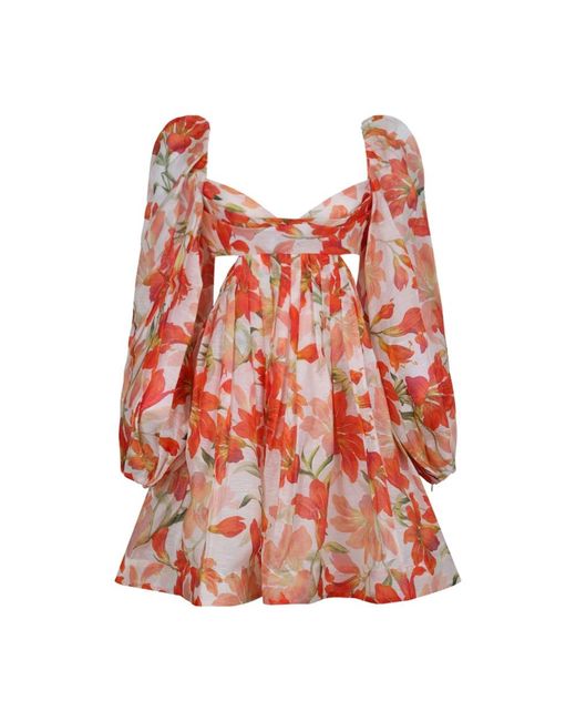 Zimmermann Red Short Dresses