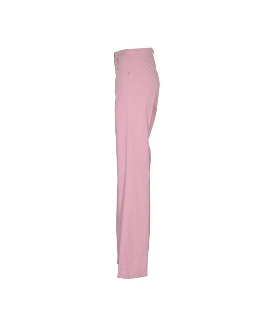 Trousers > wide trousers Dondup en coloris Pink