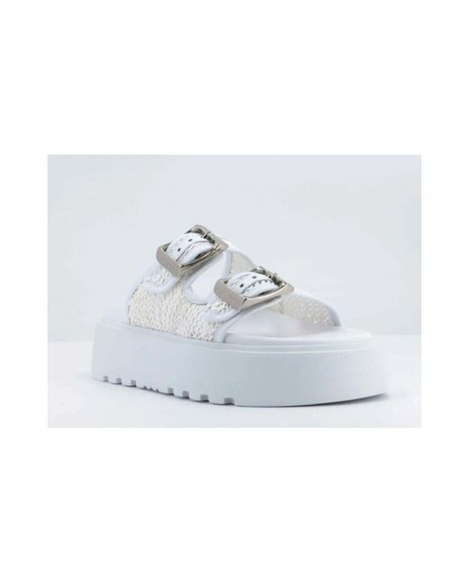 Casadei White Sliders