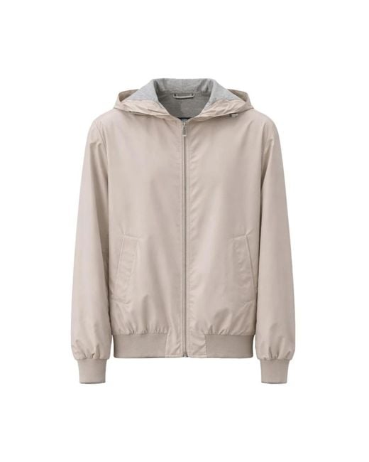 Fedeli Gray Bomber Jackets for men