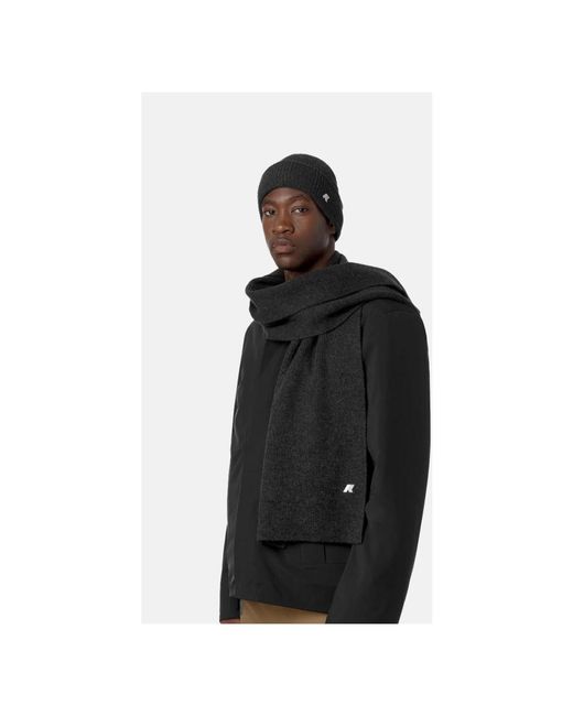 K-Way Black Scarves for men