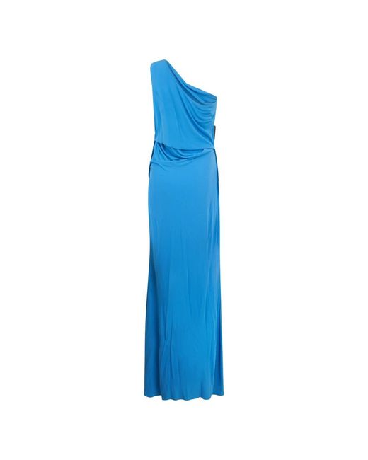 Alberta Ferretti Blue Maxi Dresses