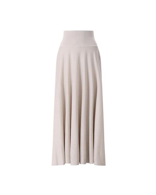 Maxi Skirts SMINFINITY de color Natural