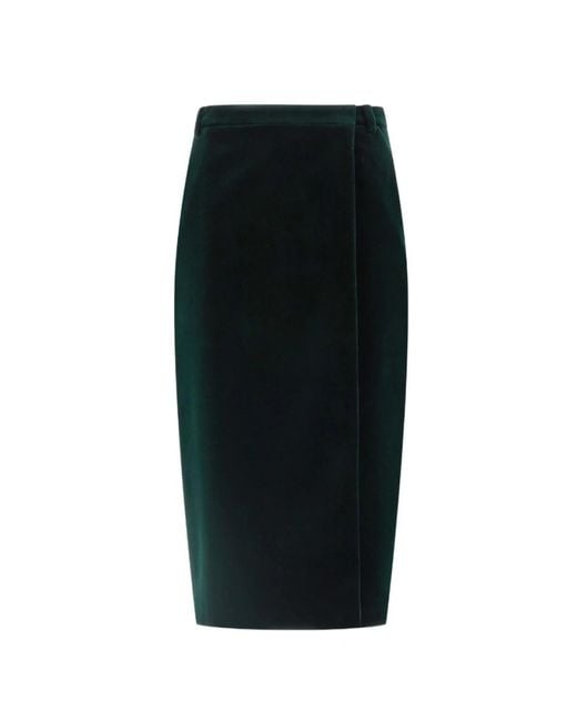 Saint Laurent Black Midi Skirts