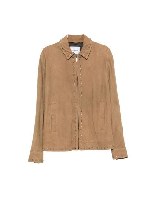 Dondup Natural Leather Jackets for men