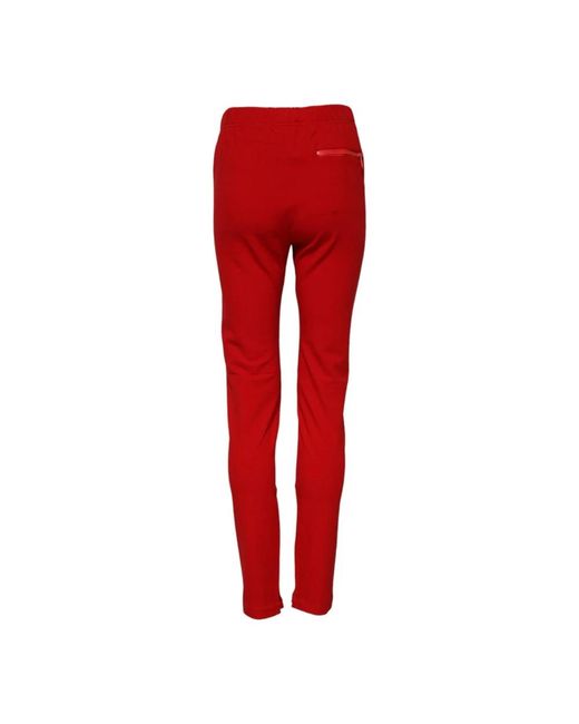 Dolce & Gabbana Red Slim-Fit Trousers
