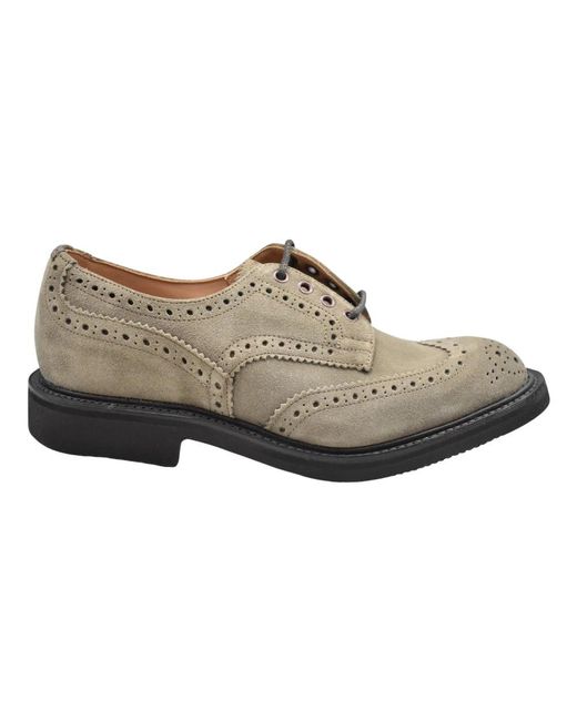 Tricker's Brown Laced Shoes for men