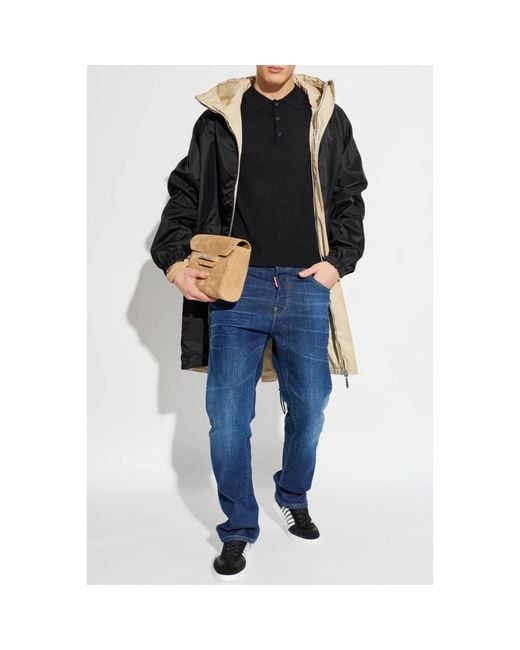 DSquared² Black Parkas for men