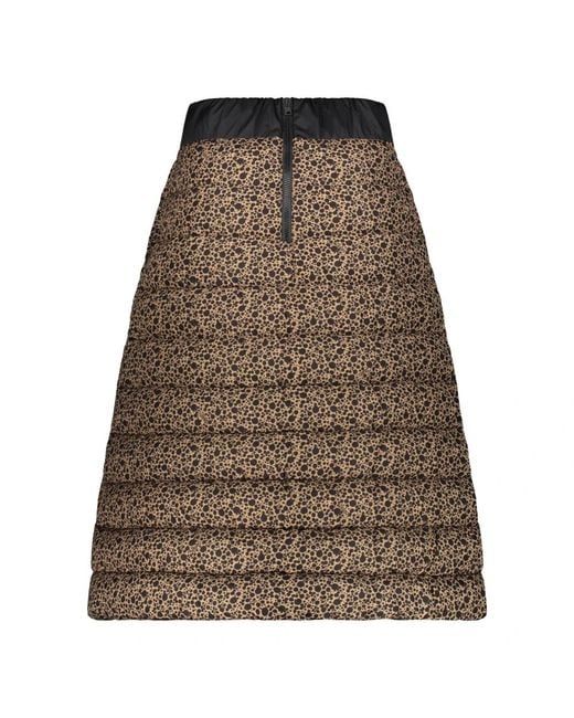 Herno Rokken ,Bruin ,Nylon Gevoerde Rok Van Ultralicht Nylon in het Brown
