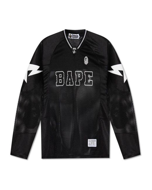A Bathing Ape Spitzen Langarmshirt in Black für Herren