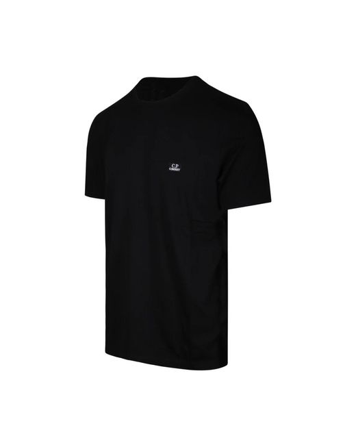 C P Company Schwarzes logo t-shirt in Black für Herren