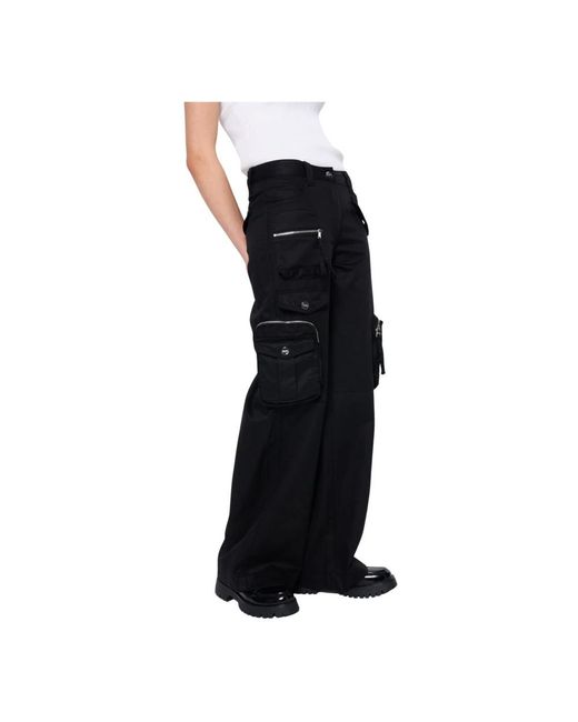 Silvian Heach Black Wide Trousers