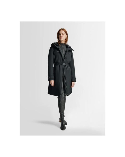 Fusalp Jassen ,Zwart ,Nepbont Shaïs Coat in het Black