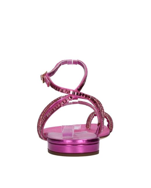 3Juin Pink Flat Sandals