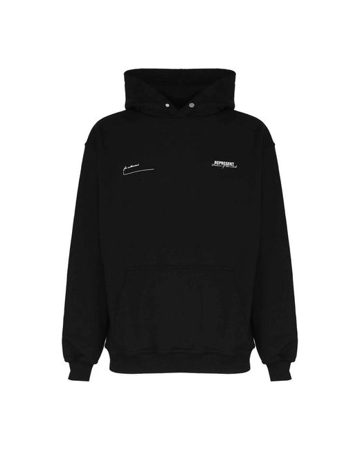 Represent Hoodie in het Black voor heren