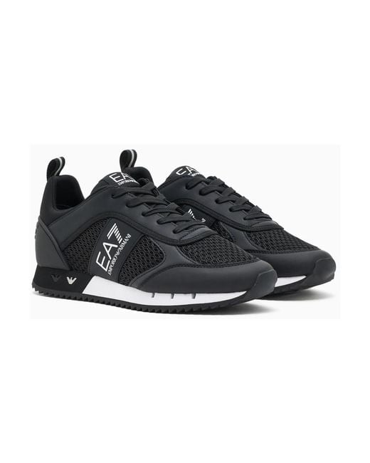 EA7 Black Sneakers for men