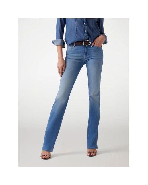 Guess Jeans ,Blauw ,Katoen Pommelien Broek in het Blue