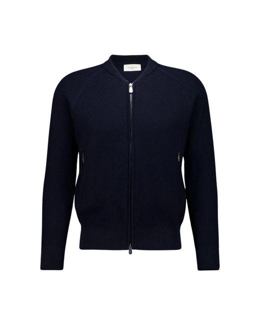 Piacenza 1733 Blue Bomber Jackets for men