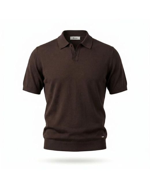 Heskimo Black Polo Shirts for men