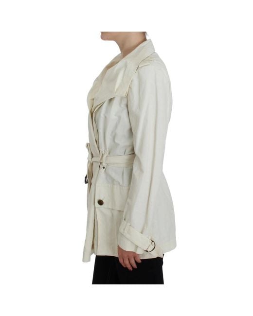 Plein Sud Gray Trench Coats
