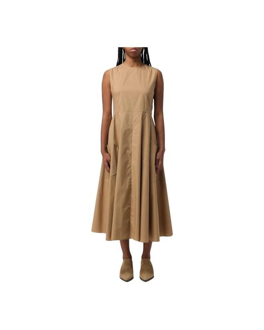 MEIMEIJ Brown Midi Dresses