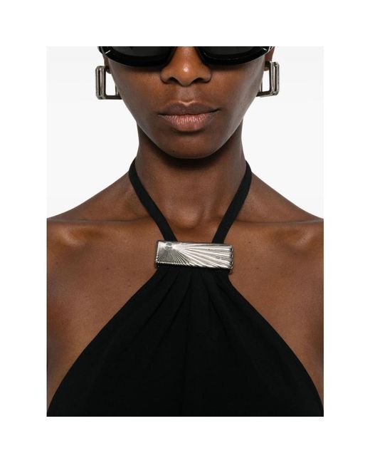 The Attico Black Midi Dresses