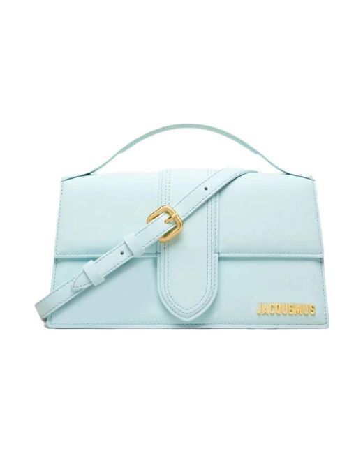 Jacquemus Blue Schicke Lederklappentasche Für Frauen