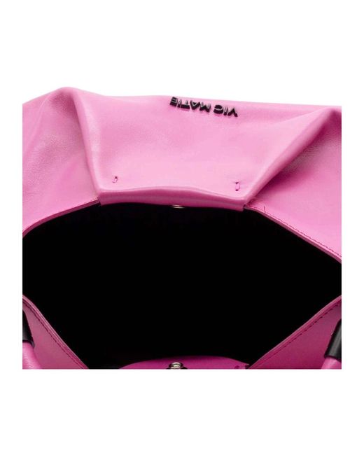 Vic Matié Pink Rosa baguette stil handtasche