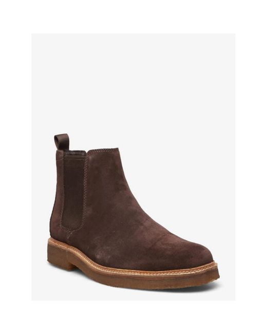 Clarks Brown Chelsea Boots for men