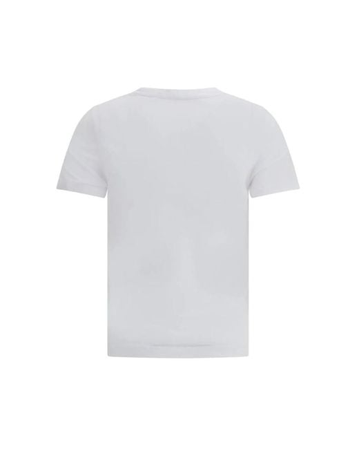 Maison Kitsuné Baby Fox Regular T-Shirt in het White