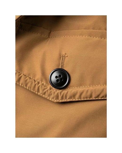DIESEL Brown Parkas for men