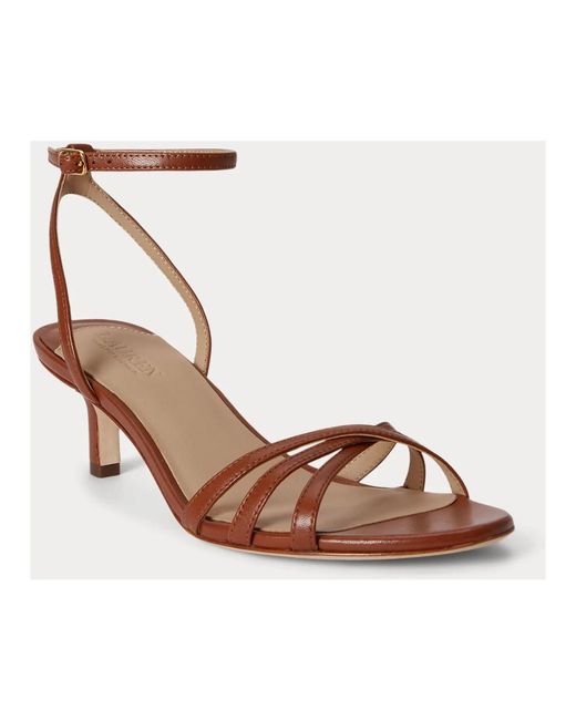 Ralph Lauren Brown High Heel Sandals