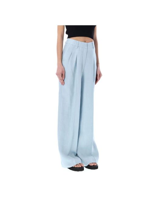 Loulou Studio Blue Wide Trousers