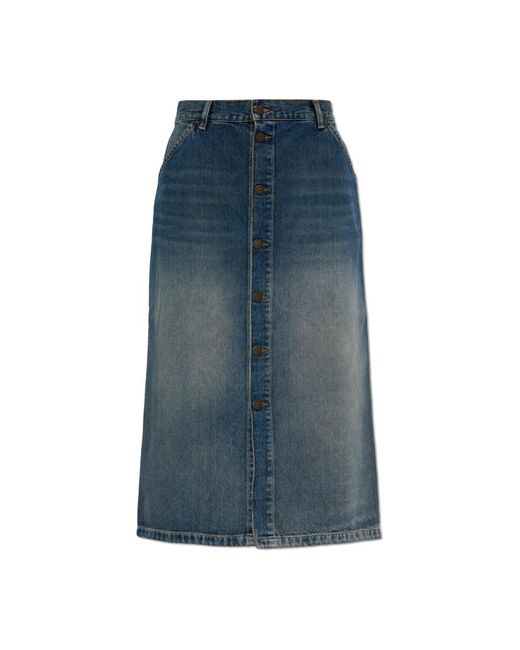 Denim Skirts di Carhartt in Blue
