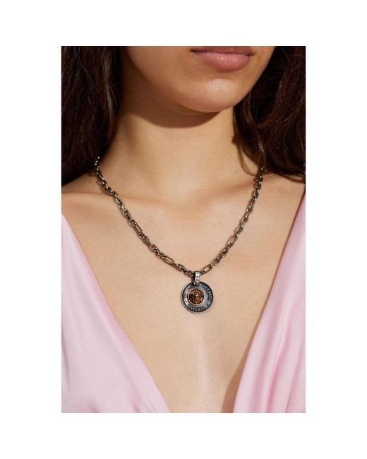 Necklaces di Versace in Metallic