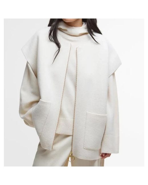 Barbour Vests in het White