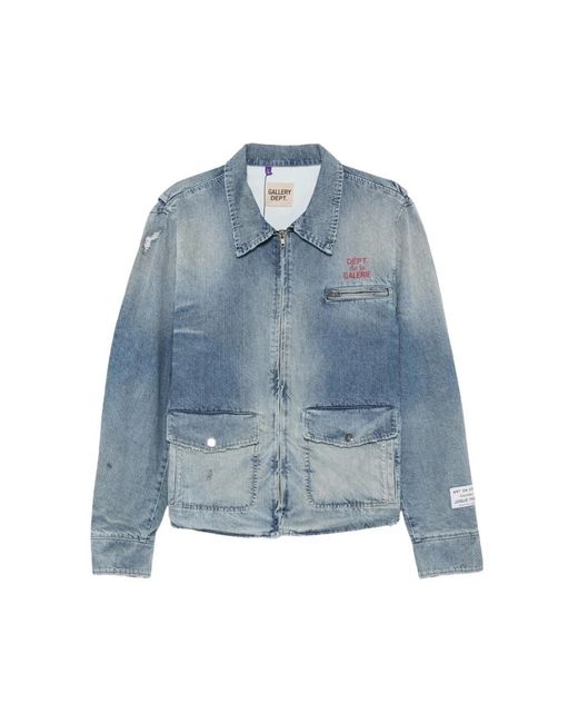 GALLERY DEPT. Blue Denim Jackets for men
