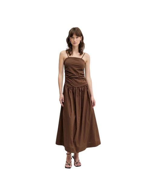 Never Fully Dressed Maxi Jurk in het Brown