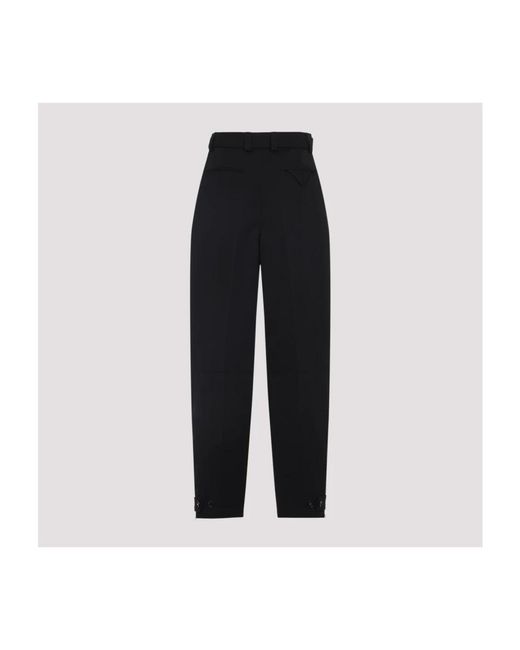 Bottega Veneta Black Straight Trousers