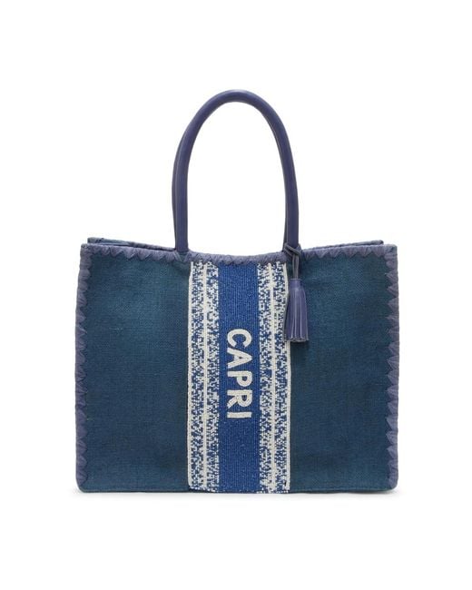 De Siena Blue Shopping Bags
