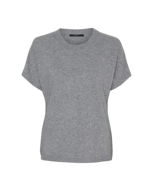 Btfcph Gray Round-Neck Knitwear