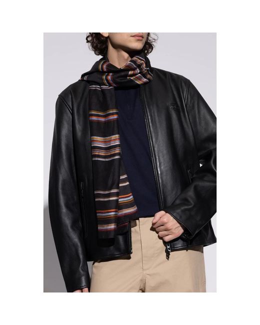 Scarves di Paul Smith in Black da Uomo