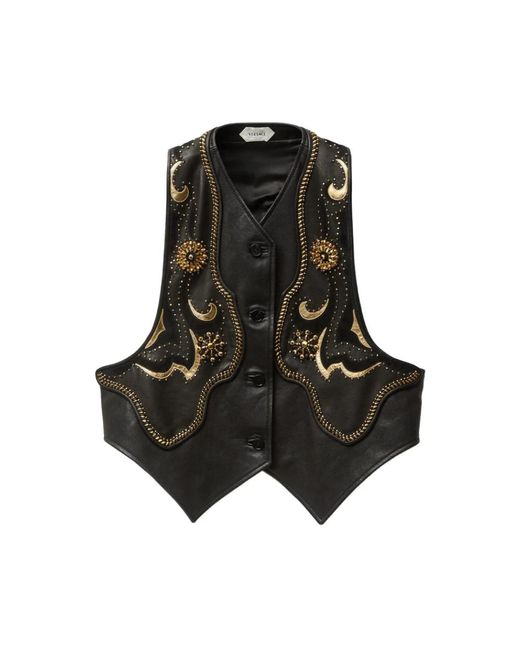 Versace Black Waistcoats