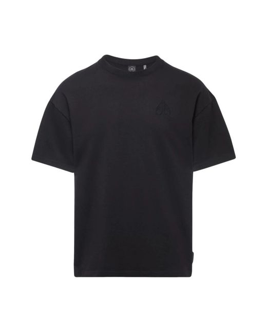 T-Shirts Moose Knuckles de hombre de color Black