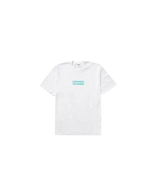 Supreme Box Logo Tee in het White voor heren