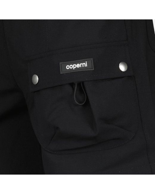 Coperni Black Cargo shorts mit geradem schnitt