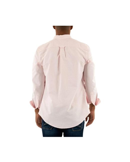 Casual Shirts di Tommy Hilfiger in Pink da Uomo