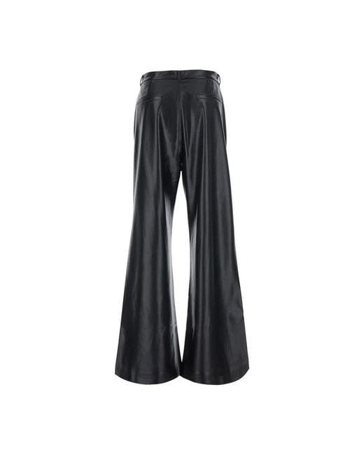 ANDAMANE Black Wide Trousers