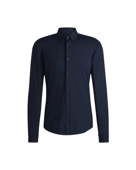 Boss Blue Formal Shirts for men